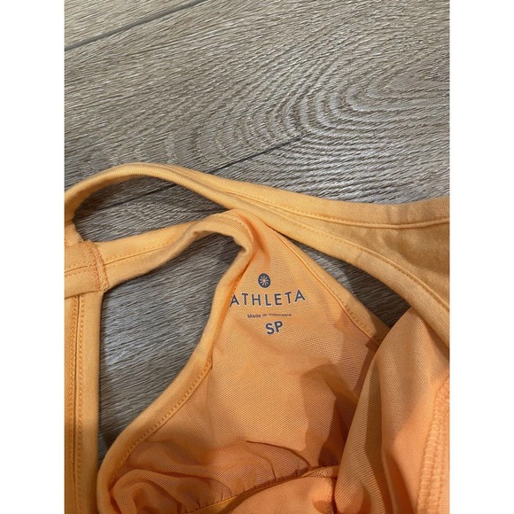 Athleta Cressida Dress Tiger Lily Orange Size Medium Maxi - Picture 4 of 10